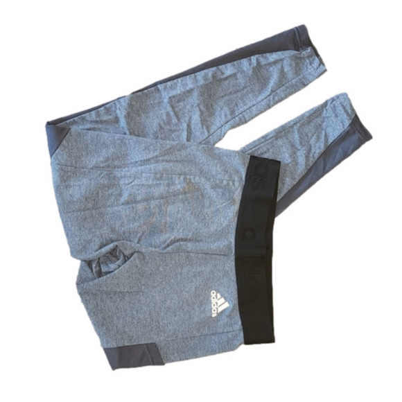 Addidas Grey Leggings with Side Pocket - Picture 2 of 5